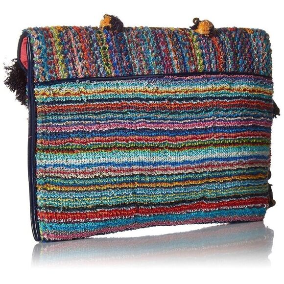Steve Madden PENNIE TRIBAL GEOMETRIC Clutch - Picture 2 of 8